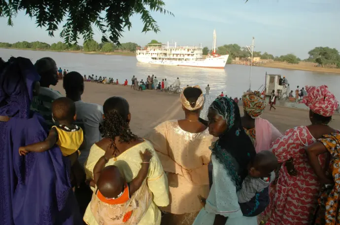 Escale de croisière fluviale-Sénégal